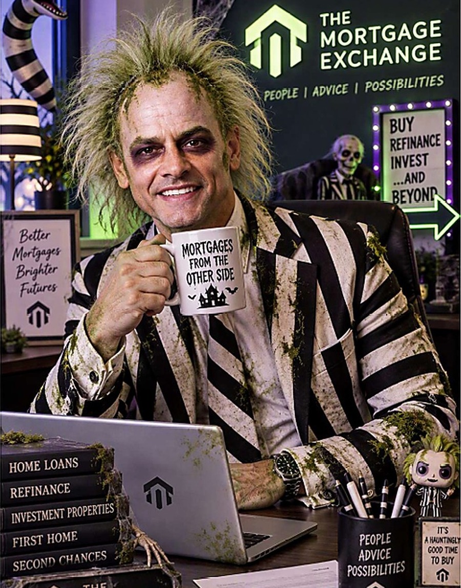 David in their Halloween costume